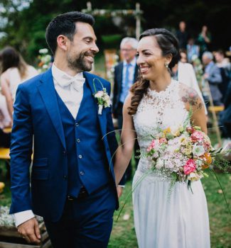 Brasilianisch-deutsche Hochzeit auf portugiesisch und deutsch
