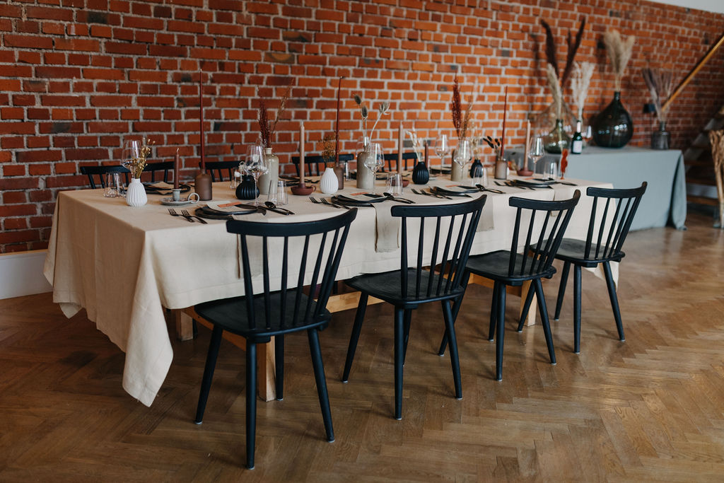 Hochzeitsdekoration Boho | Tischdekoration | Strauß & Fliege