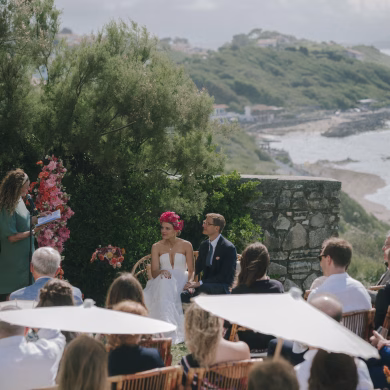Destination Wedding Frankreich mit freier Trauung in Emak Bakea | Traurednerin Carolin Imgrund | Strauß & Fliege
