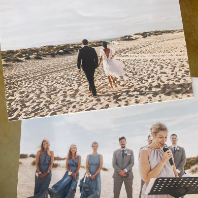 Freie Trauung am Strand von Portugal