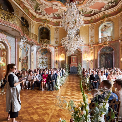 Freie Trauung Residenzschloss Heidecksburg Rudolstadt | Traurednerin Thüringen Linda Stelzner | Strauß & Fliege