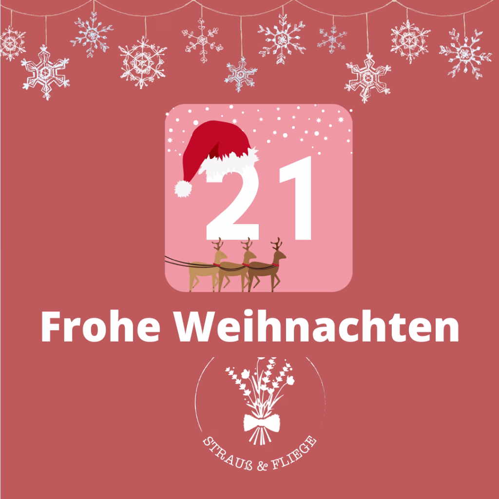 Der Strauß & Fliege Adventskalender 2020 als Gewinnspiel